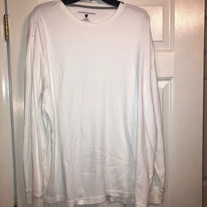 Saddlebred Men’s white knit long sleeve shirt XL
